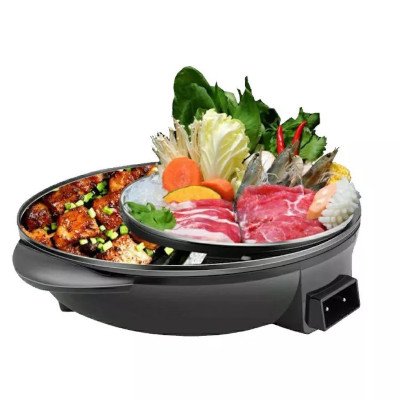 Ceflar กระทะปิ้งย่างและหม้อชาบูไฟฟ้า รุ่น FBB402A