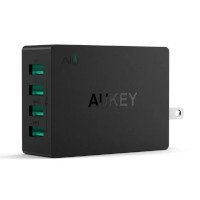 ราคา Aukey หัวปลั๊กชาร์จเร็ว AiPower Adaptive Fast Charge ขนาด 2 ช่อง จ่ายไฟสูงสุด 40W รุ่น PA-U36
