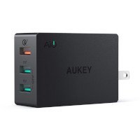 ราคา Aukey หัวปลั๊กชาร์จเร็ว 3 Port USB 3.0 Travel Charger รุ่น PA-T14