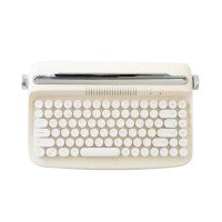 ราคา Actto Retro Bluetooth Keyboard คีย์บอร์ดไร้สายดีไซน์ย้อนยุค รุ่น B303