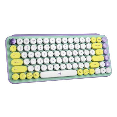 Logitech Wireless Mechanical Emoji Keyboard คีย์บอร์ดไร้สาย รุ่น POP KEYS