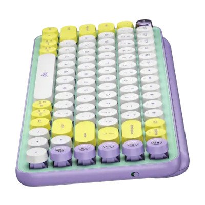 Logitech Wireless Mechanical Emoji Keyboard คีย์บอร์ดไร้สาย รุ่น POP KEYS