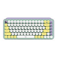 ราคา Logitech Wireless Mechanical Emoji Keyboard คีย์บอร์ดไร้สาย รุ่น POP KEYS