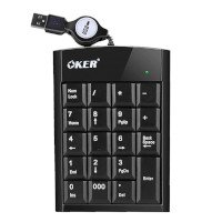 ราคา Oker Super Slim Mini Keypad คีย์บอร์ดตัวเลข รุ่น KP-2017