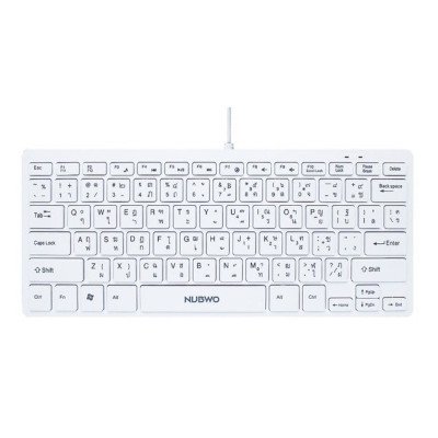 Nubwo Portable USB Keyboard คีย์บอร์ดพกพา รุ่น MERCURY NK-35