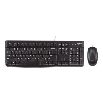 Logitech USB Keyboard and Mouse Combo คีย์บอร์ดและเมาส์ รุ่น MK120