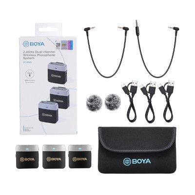 Boya Wireless Microphone ไมโครโฟนไร้สาย รุ่น BY-M1V2