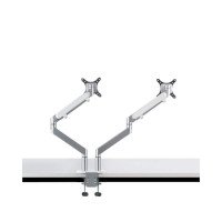 ราคา ModernEgo Gas Spring Dual Monitor Desk Mount Monitor Arm ขาตั้งจอคอมพิวเตอร์ รุ่น ARM-07