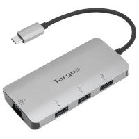 ราคา Targus USB-C Ethernet Adapter with 3x USB-A Ports รุ่น ACA959