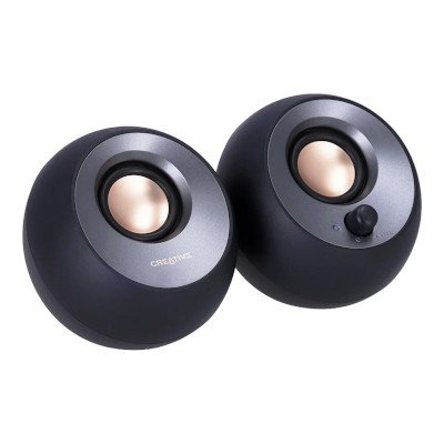 Creative Minimalistic 2.0 USB Powered Desktop Speakers ลำโพง รุ่น Pebble V2