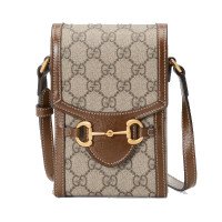 ราคา Gucci GG Supreme Gucci Horsebit 1955 Mini Bag กระเป๋าสะพายข้าง (625615 92TCG 8563)