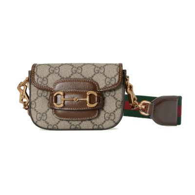 Gucci GG Supreme Horsebit 1955 Strap Wallet กระเป๋าสตางค์คาดอก (‎699760 HUHHG 8565)