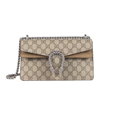 Gucci GG Supreme Dionysus GG Small Shoulder Bag กระเป๋าสะพายข้าง (‎400249 KHNRN 8698)