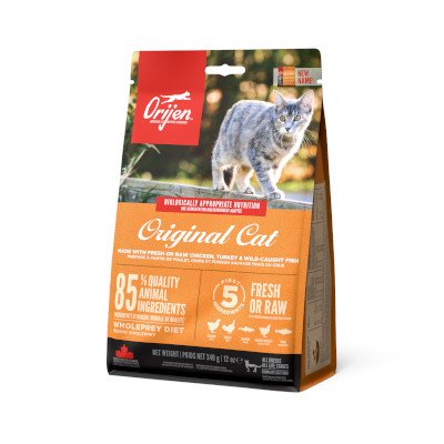 Orijen Original Cat 1.8kg (โอริเจน ออริจินัล แคท อาหารแมวสำหรับแมวทุกช่วงวัย ทุกสายพันธุ์ 1.8 กก.)