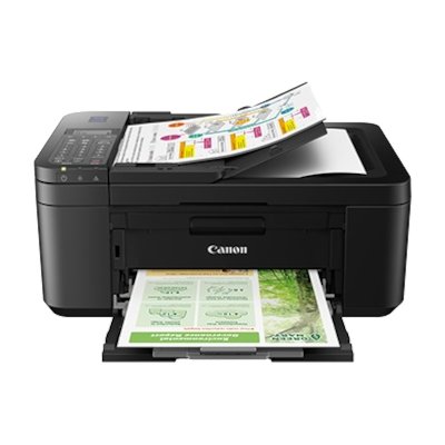 Canon Compact Wireless All-In-One Printer with Fax เครื่องปริ้น รุ่น PIXMA E4570
