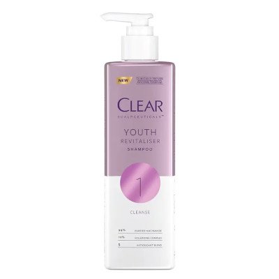 Clear Scalpceuticals Shampo Youth Revitaliser 300 Ml เคลียร์ สกาล์ปซูติคอลส์ แชมพู ยูธ รีไวทอลไลเซอร์ บำรุงผม หนังศีรษะ 300 มล