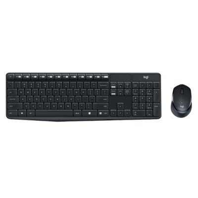 Logitech Wireless Keyboard & Mouse Combo คีย์บอร์ดและเมาส์ไร้สาย รุ่น MK315 Quiet