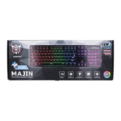 Onikuma Wired 104-Keys Backlit Mechanical Gaming Keyboard คีย์บอร์ดเกมมิ่ง รุ่น G27
