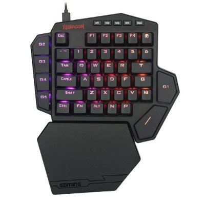 Redragon One-Handed RGB Mechanical Gaming Keyboard คีย์บอร์ดมือเดียว รุ่น K585 DITI