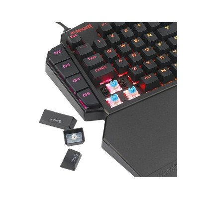 Redragon One-Handed RGB Mechanical Gaming Keyboard คีย์บอร์ดมือเดียว รุ่น K585 DITI