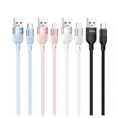 Hoco สายชาร์จซิลิโคน 3A USB Type-C รุ่น HK21