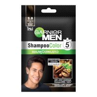 ราคา Garnier Men Shampoo Color 10ml (การ์นิเย่ เมน แชมพู คัลเลอร์ แชมพูปิดผมขาว 10 มล.)