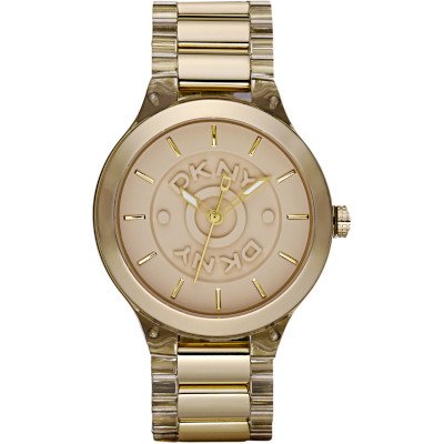 นาฬิกาข้อมือ DKNY รุ่น NY8168 Ladies Plastics Gold Two Tone Watch