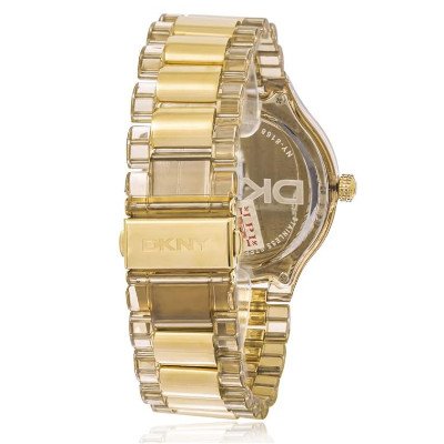 นาฬิกาข้อมือ DKNY รุ่น NY8168 Ladies Plastics Gold Two Tone Watch