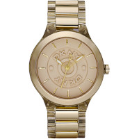 ราคา นาฬิกาข้อมือ DKNY รุ่น NY8168 Ladies Plastics Gold Two Tone Watch