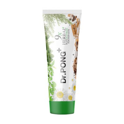 DR.PONG 9X Herbal Plus Fluoride Toothpaste 100g ยาสีฟันสมุนไพร ฟอกฟันขาว แก้ฟันเหลือง