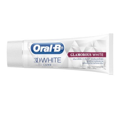 Oral-B 3D White Luxe Glamorous White 90g (ออรัลบี ยาสีฟัน ทรีดีไวท์ ลุกซ์ กลามอรัลไวท์ 90 กรัม)