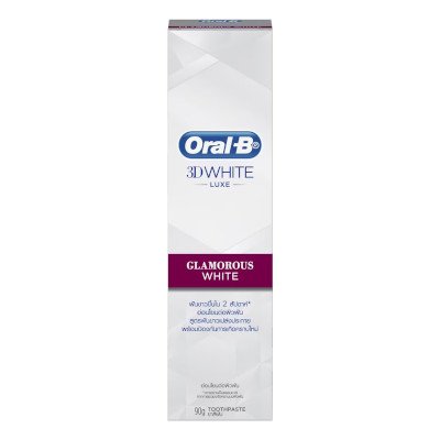 Oral-B 3D White Luxe Glamorous White 90g (ออรัลบี ยาสีฟัน ทรีดีไวท์ ลุกซ์ กลามอรัลไวท์ 90 กรัม)