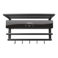 ราคา COTTO SAC003 ราวตากผ้าเป่าแห้งฆ่าเชื้อ+ชั้นวาง