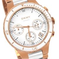 นาฬิกาข้อมือ DKNY Rose Gold Ceramic Bracelet Watch รุ่น NY8504