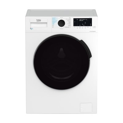 Beko เครื่องซักอบผ้าฝาหน้า ซัก 8 กก. อบ 5 กก. รุ่น WDB8526R1B