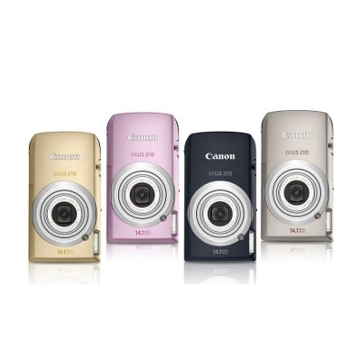 Canon IXUS 210 IS Digital Camera