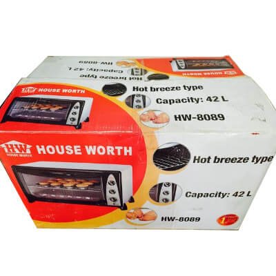เตาอบไฟฟ้า House Worth รุ่น HW-8089 ขนาด 42 ลิตร
