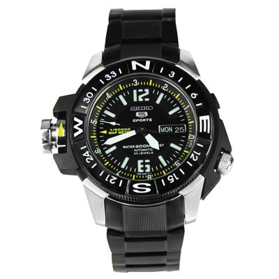นาฬิกาข้อมือ Seiko 5 Sports Automatic Map Meter SKZ231K1