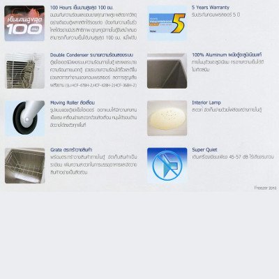 Haier ตู้แช่แข็ง ขนาด 15.2 คิว รุ่น HCF-478H-2