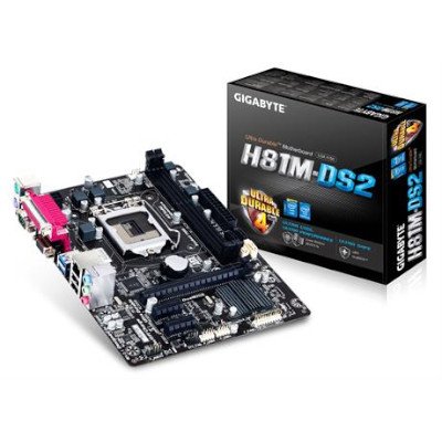 Gigabyte Ultra Durable Motherboard H81M-DS2
