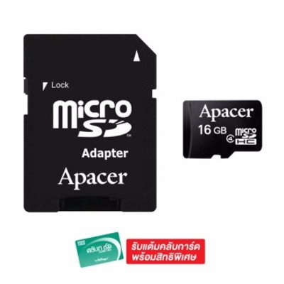 Apacer Micro SDHC Class4 16GB with Adapter