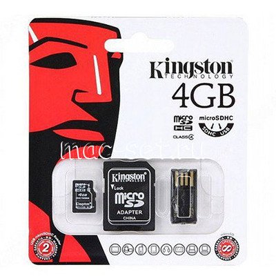 Kingston Adapter Micro SD CL4 4gb