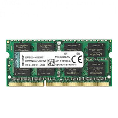 Kingston KVR1333D3S9 8GB 1333MHz DDR3 Non-ECC CL9 SODIMM Ram Notebook