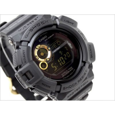 นาฬิกาข้อมือ Casio G-Shock Mudman Digital Compass-Thermo Gold and Black G-9300GB-1