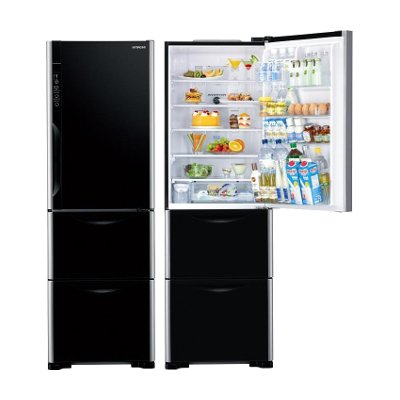 Hitachi ตู้เย็น 3 ประตู Nano Titanium ขนาด 11.4 คิว รุ่น R-SG31BPTH