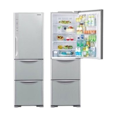 Hitachi ตู้เย็น 3 ประตู Nano Titanium ขนาด 11.4 คิว รุ่น R-SG31BPTH