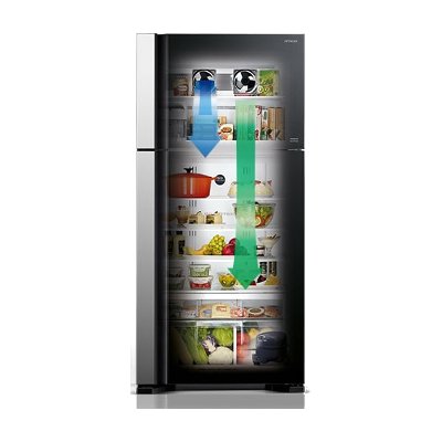 HItachi ตู้เย็น 3 ประตู ขนาด 14.3 คิว รุ่น R-WB400PY