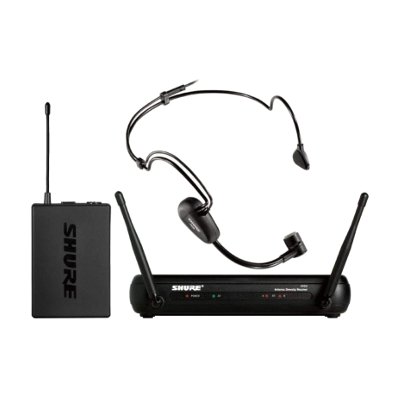 Shure Wireless Headset Condenser Microphone ไมโครโฟนไร้สายแบบคาดศรีษะ รุ่น SVX14/PG30