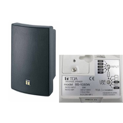 TOA Splashproof Box Speakers รุ่น BS-1030B