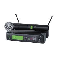 ราคา Shure Wireless Microphone System with Handheld Transmitter ไมโครโฟนไร้สาย รุ่น SLX24/SM58